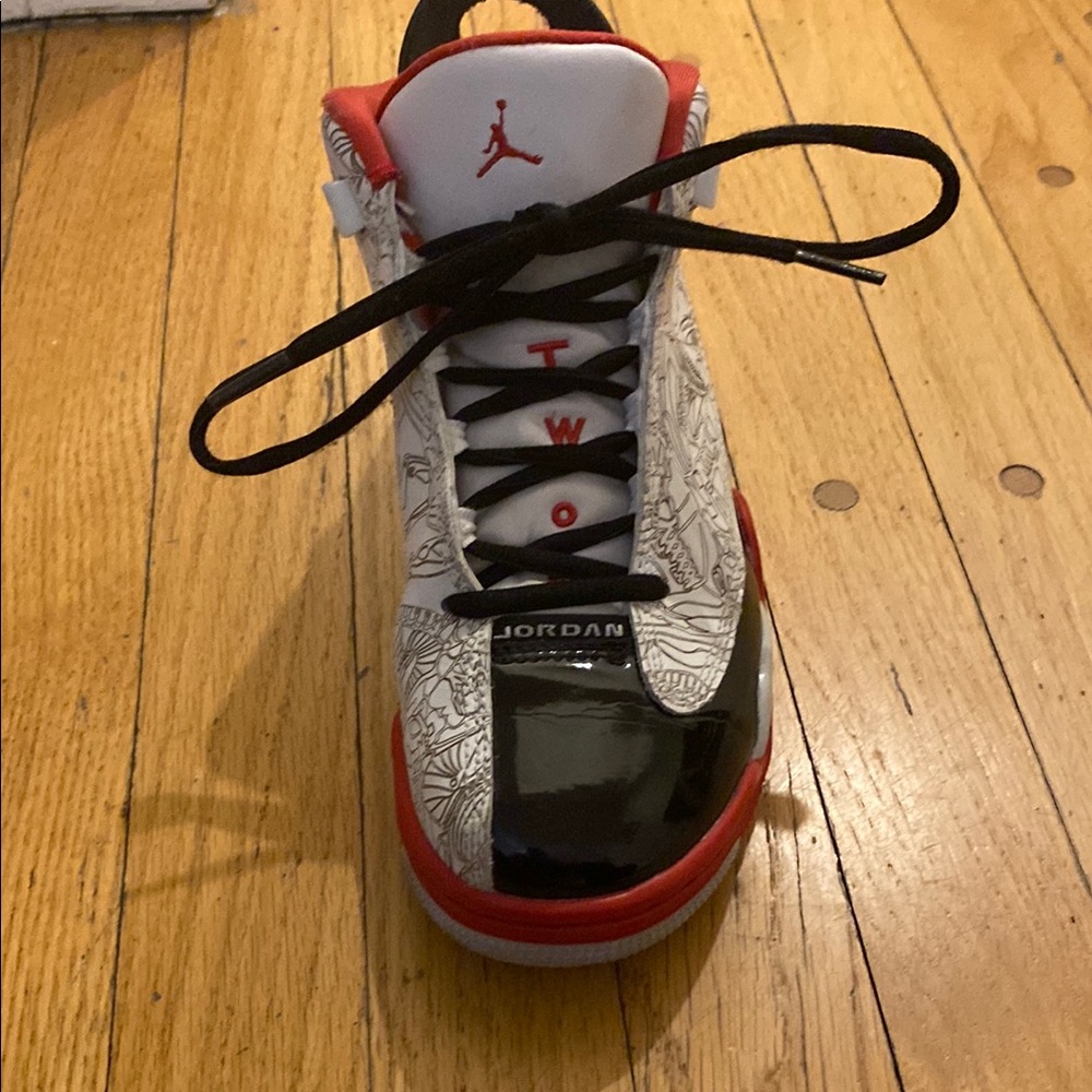 Kids' Jordan Black and Red Sneakers